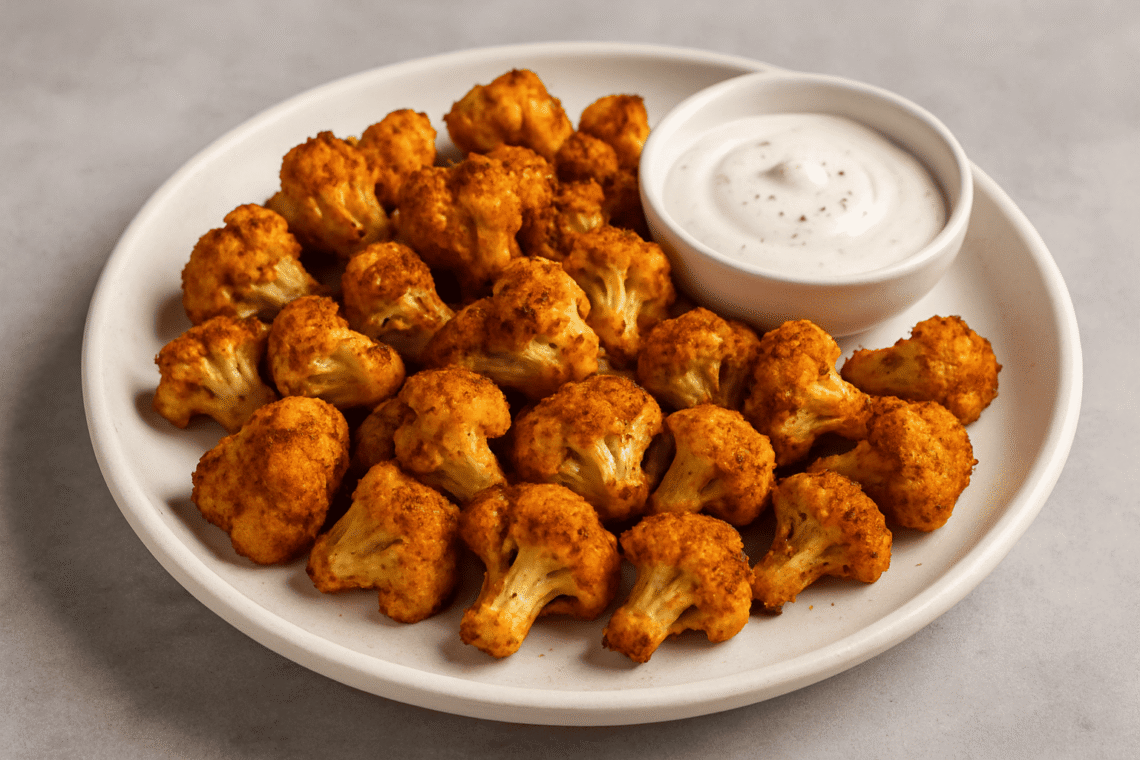 Air Fryer Cauliflower Bites (Crispy & Spicy)