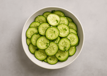 Asian Cucumber Salad with Sesame & Lime