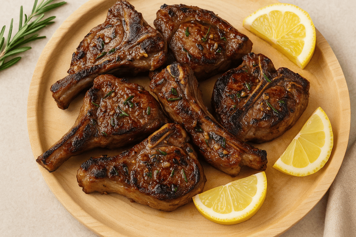 Lamb Chops with Rosemary & Garlic (Aussie BBQ Favourite)