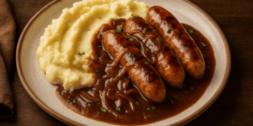 Bangers and Mash (Traditional Aussie Style)