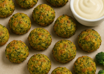 Air Fryer Broccoli Bites (Crispy & Cheesy)