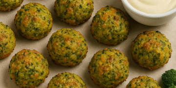 Air Fryer Broccoli Bites (Crispy & Cheesy)