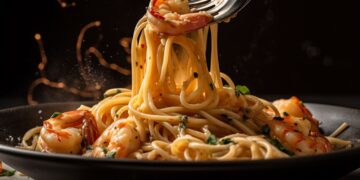 Creamy Garlic Prawn Pasta (Quick Weeknight Dinner)