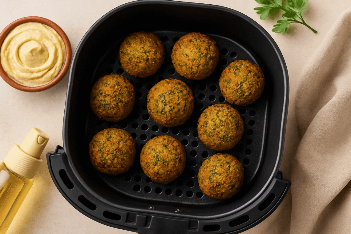 Air Fryer Falafel Balls (Crispy & Oil-Free)