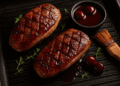 BBQ Duck Breast with Cherry Balsamic Glaze