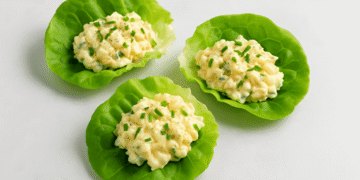 Egg Salad Lettuce Cups