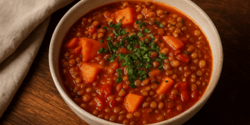 Lentil & Sweet Potato Stew (Vegan One-Pot Meal)