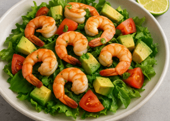 Prawn and Avocado Salad with Lime Dressing