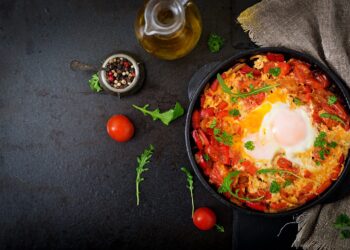 Shakshuka with Feta & Fresh Herbs