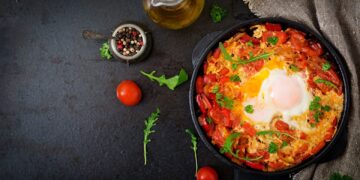 Shakshuka with Feta & Fresh Herbs